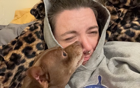 Profile picture of Kierstin and her dog Beans